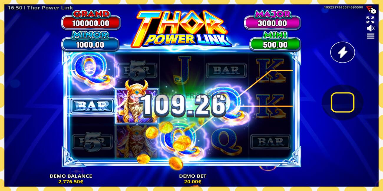 Demo slot Thor Power Link free and without registration, picture - 1