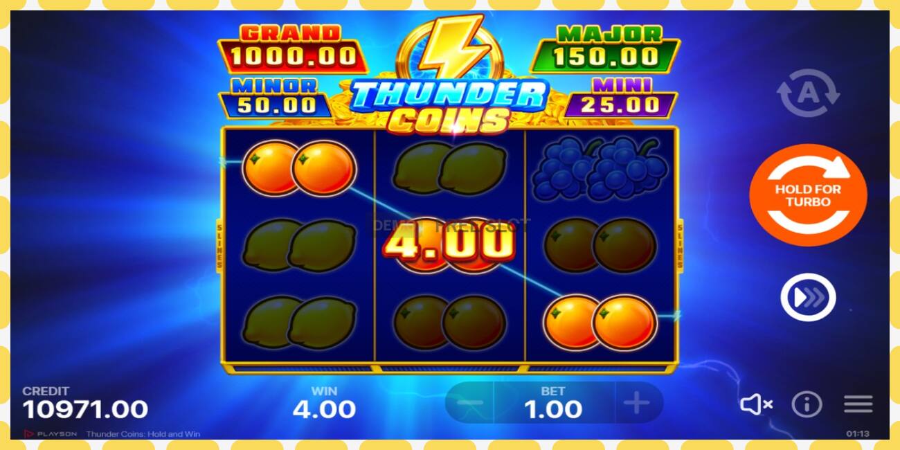 Slot demo Thunder Coins gratuit și fără înregistrare, imagine - 1