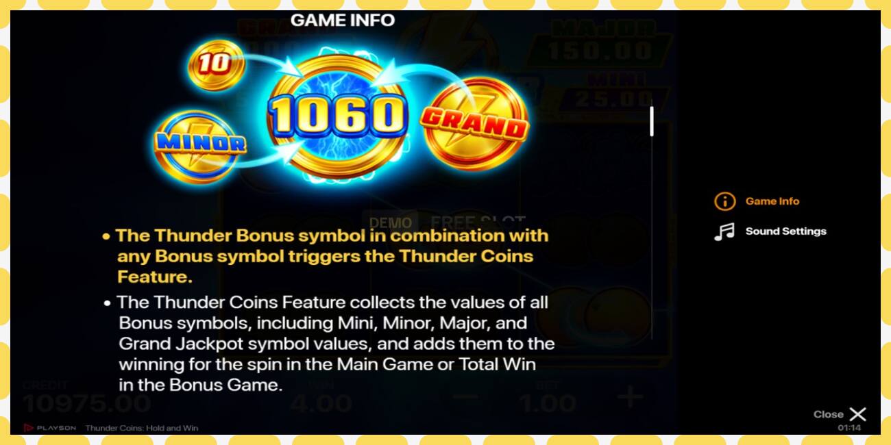 Slot demo Thunder Coins gratuit și fără înregistrare, imagine - 1