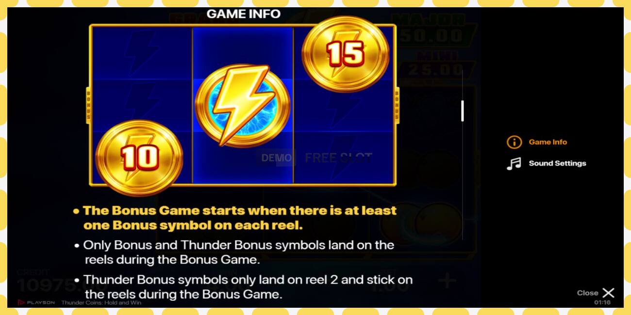 Slot demo Thunder Coins gratuit și fără înregistrare, imagine - 1