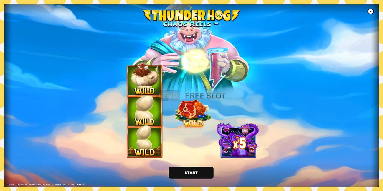 Demo slot Thunder Hog Chaos Reels free and without registration, picture - 1