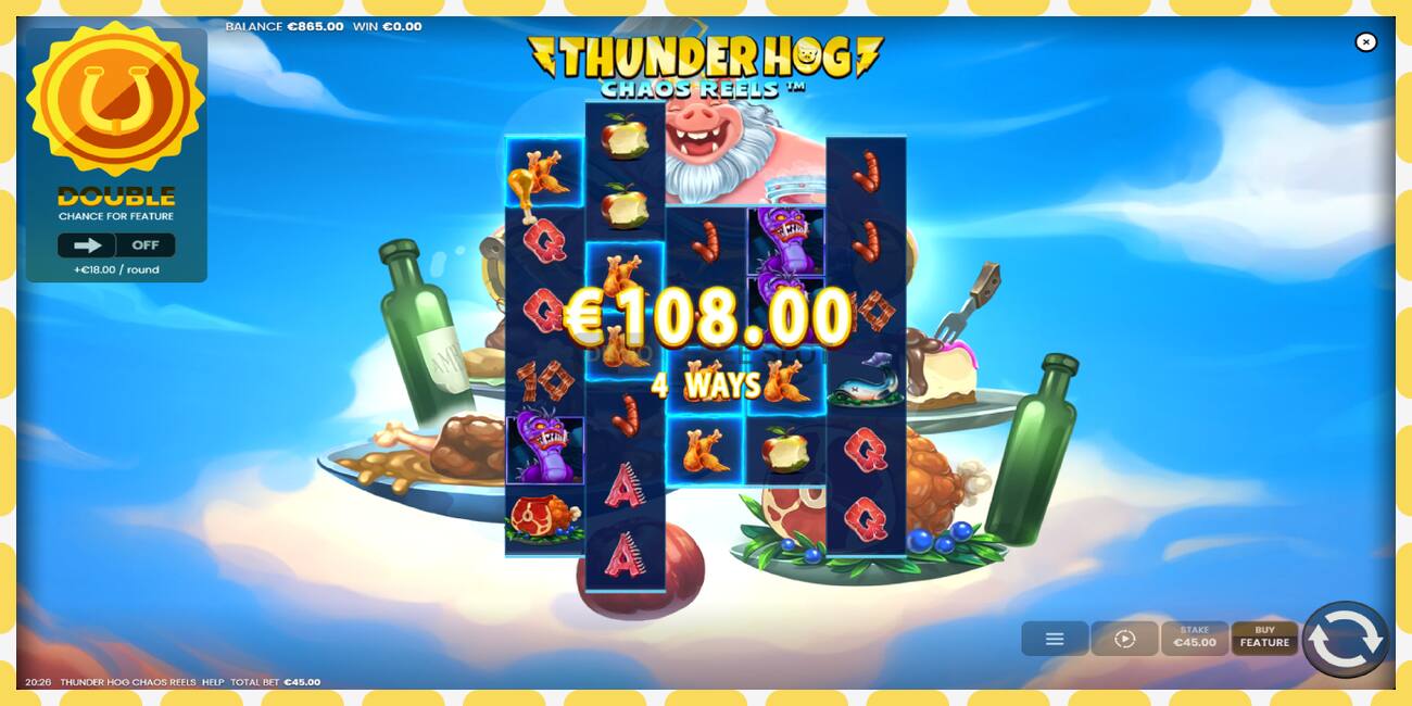 Demo slot Thunder Hog Chaos Reels free and without registration, picture - 1