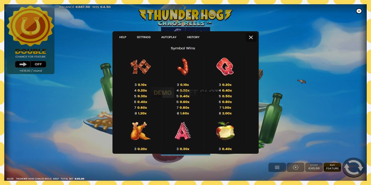 Demo slot Thunder Hog Chaos Reels free and without registration, picture - 1