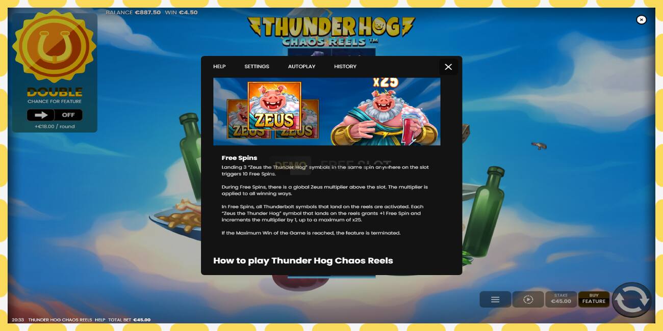 Demo slot Thunder Hog Chaos Reels free and without registration, picture - 1