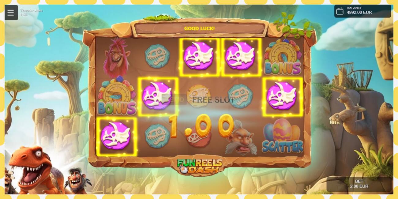 Demo-slot Thunder Jaws gratis en zonder registratie, afbeelding - 1