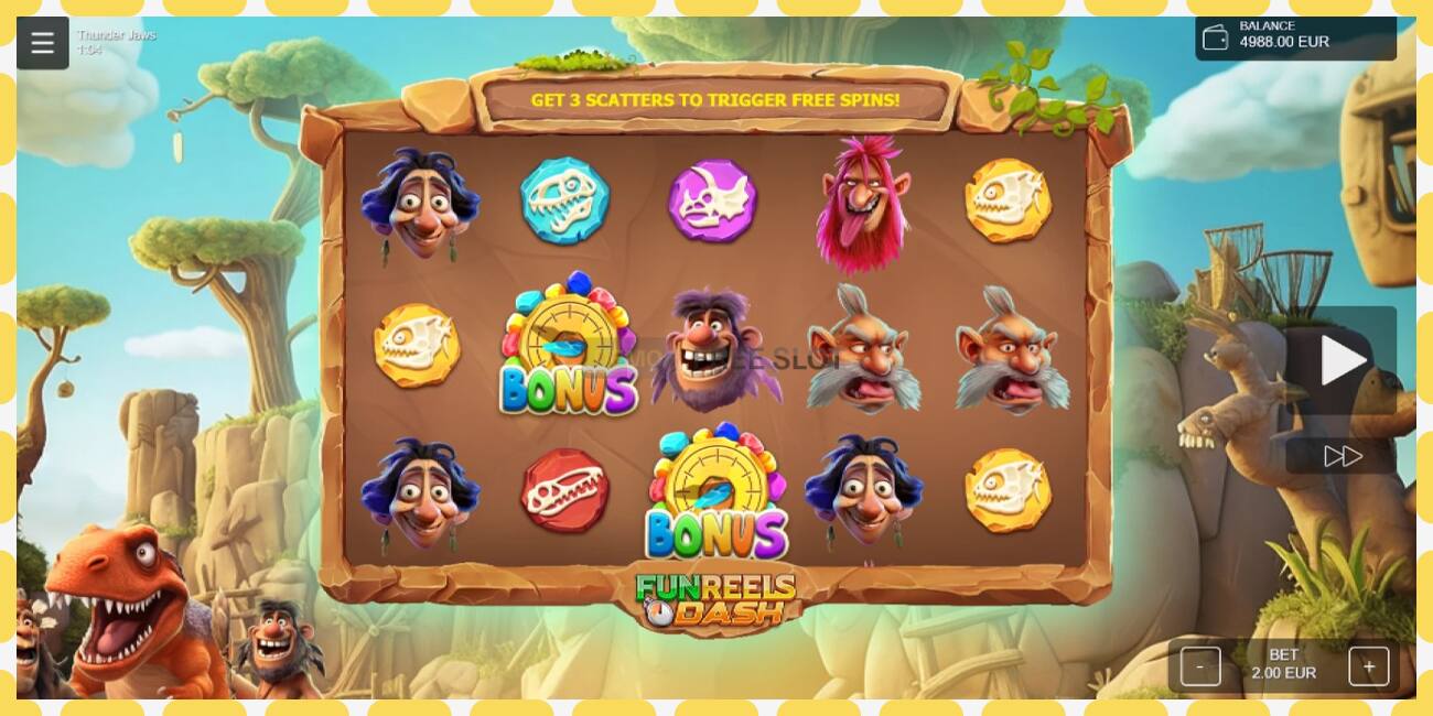 Demo-slot Thunder Jaws gratis en zonder registratie, afbeelding - 1