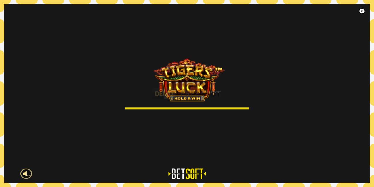 Demo lizdas Tigers Luck nemokamai ir be registracijos, paveikslėlį - 1