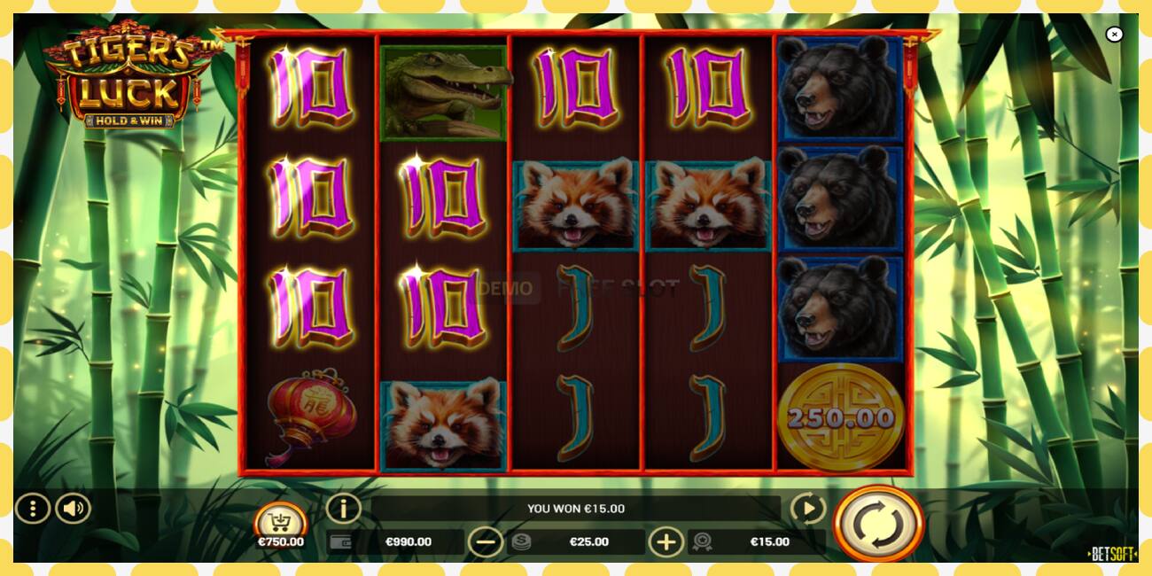 Demo lizdas Tigers Luck nemokamai ir be registracijos, paveikslėlį - 1