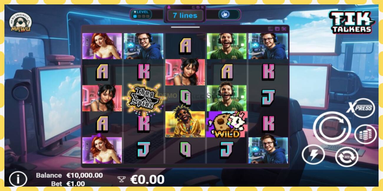 Demo-slot Tik Talkers gratis en zonder registratie, afbeelding - 1