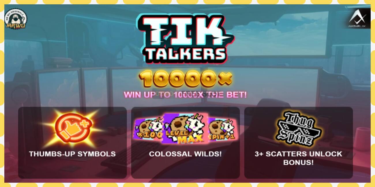 Demo-slot Tik Talkers gratis en zonder registratie, afbeelding - 1