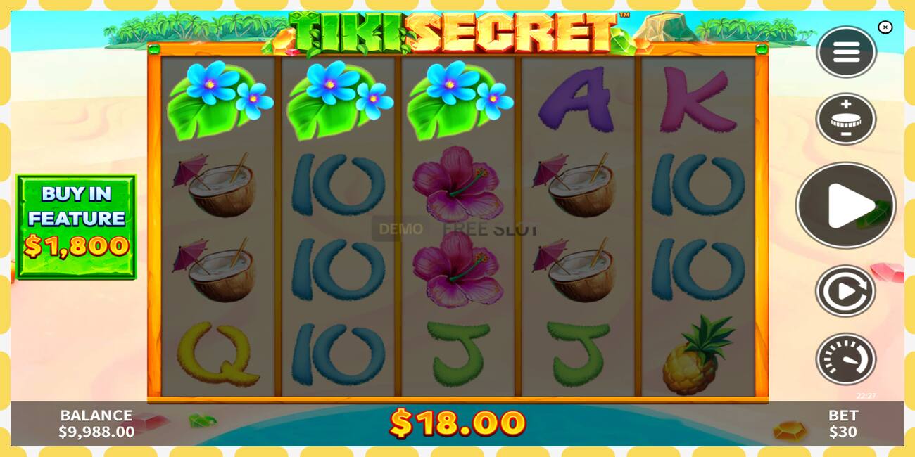 Demo slot Tiki Secret free and without registration, picture - 1