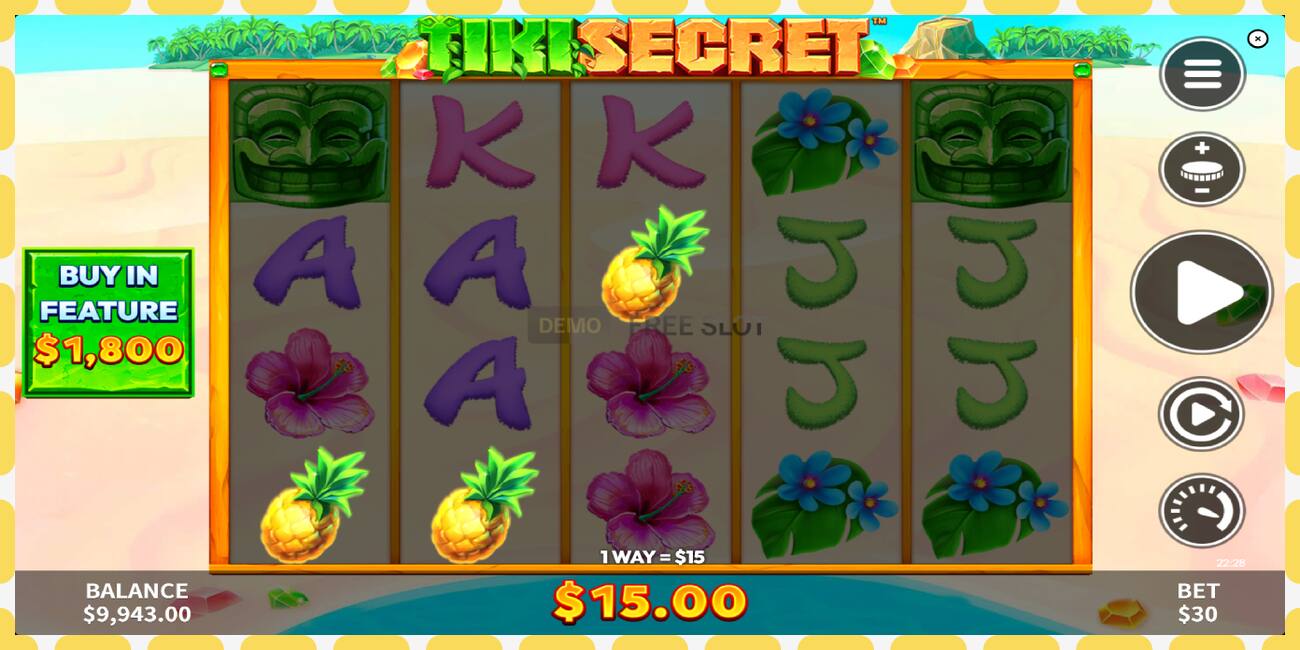 Demo slot Tiki Secret free and without registration, picture - 1