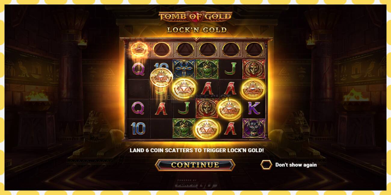 Demo slot Tomb of Gold free and without registration, picture - 1