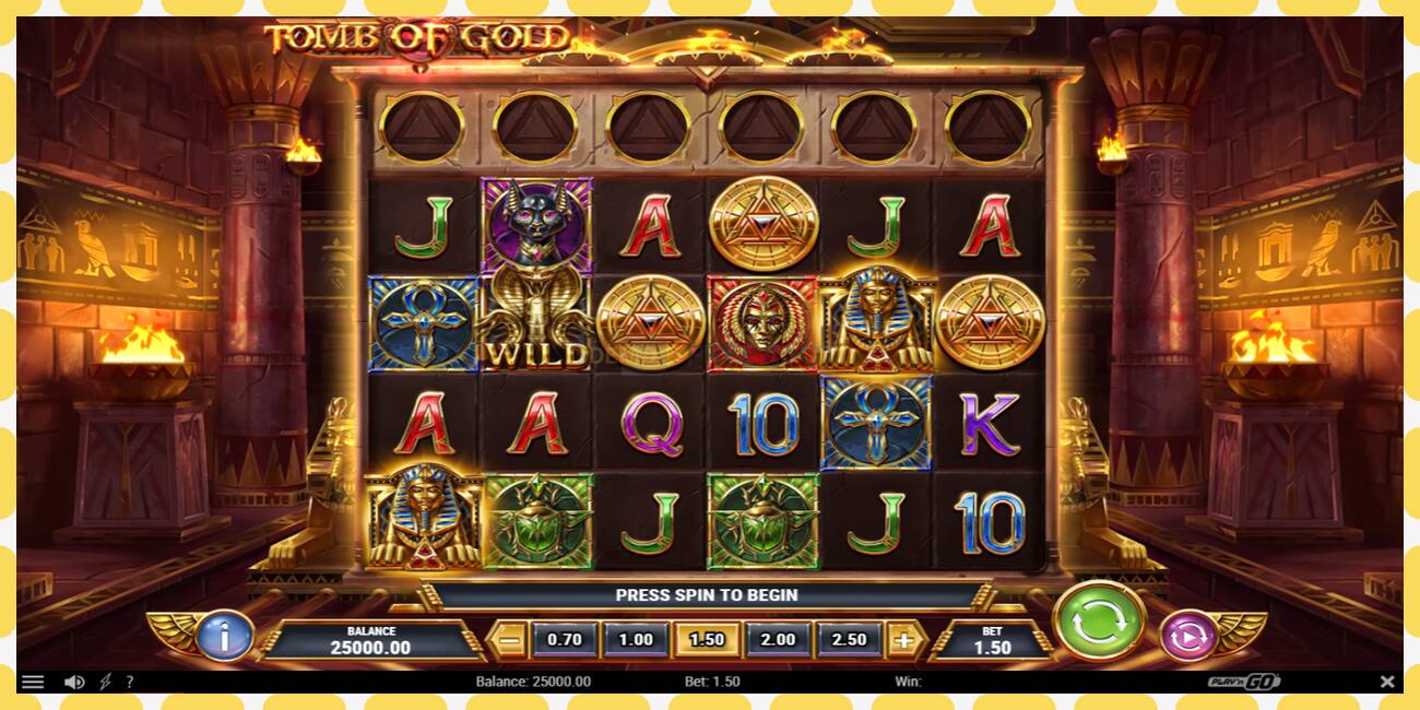 Demo slot Tomb of Gold zadarmo a bez registrácie, obrázok - 1