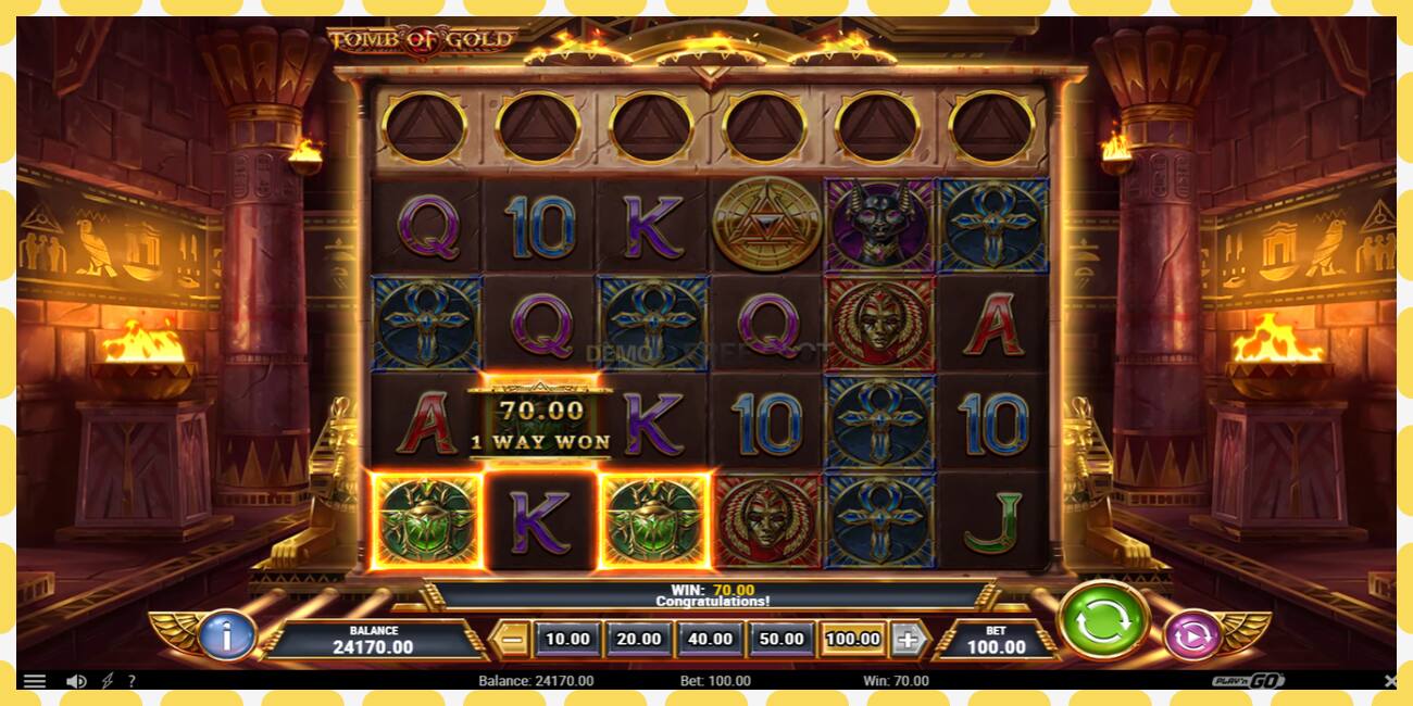 Demo slot Tomb of Gold නොමිලේ සහ ලියාපදිංචියකින් තොරව, පින්තූරය - 1