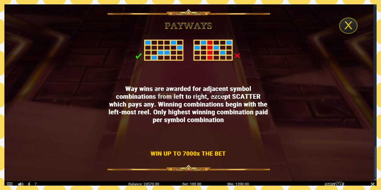 Slot demo Tomb of Gold gratuit și fără înregistrare, imagine - 1