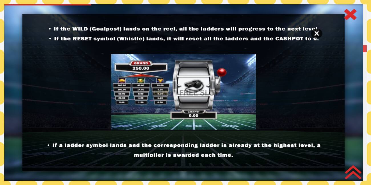 Demo slot Touchdown Treasures free and without registration, picture - 1