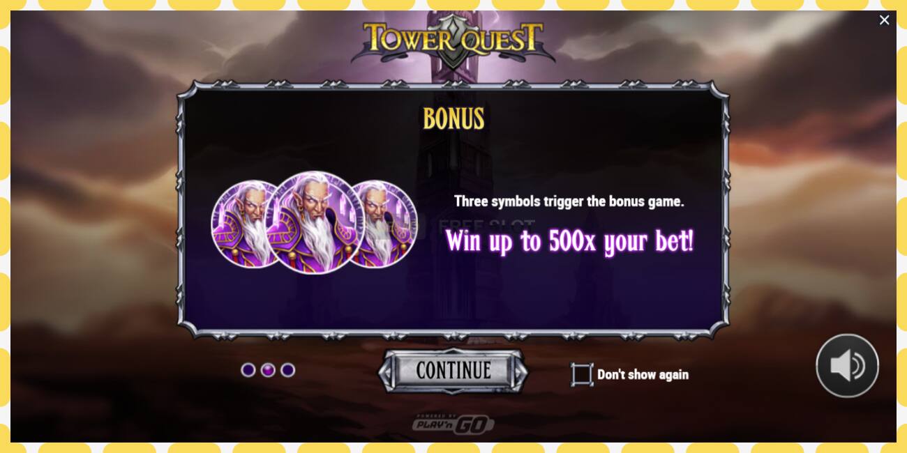 Υποδοχή επίδειξης Tower Quest δωρεάν και χωρίς εγγραφή, εικόνα - 1