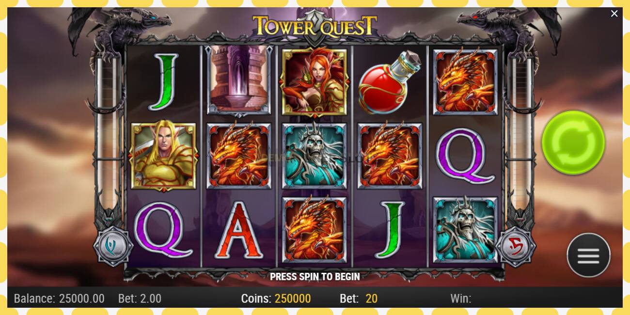 Υποδοχή επίδειξης Tower Quest δωρεάν και χωρίς εγγραφή, εικόνα - 1