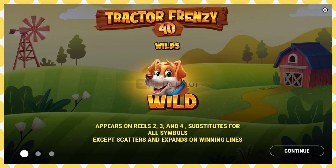 Demo slot Tractor Frenzy 40 free and without registration, picture - 1