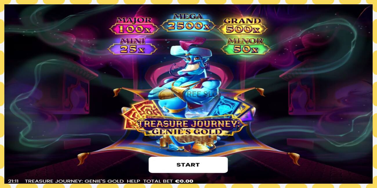 Υποδοχή επίδειξης Treasure Journey: Genies Gold δωρεάν και χωρίς εγγραφή, εικόνα - 1