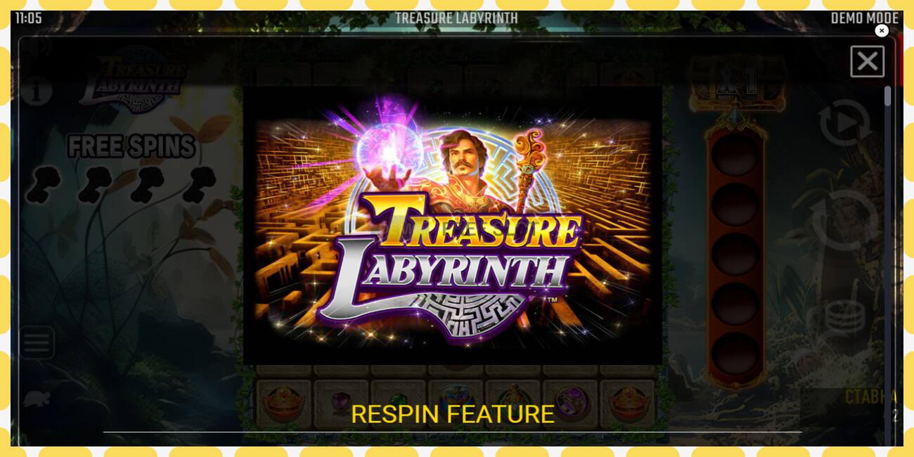 Demo slot Treasure Labyrinth free and without registration, picture - 1