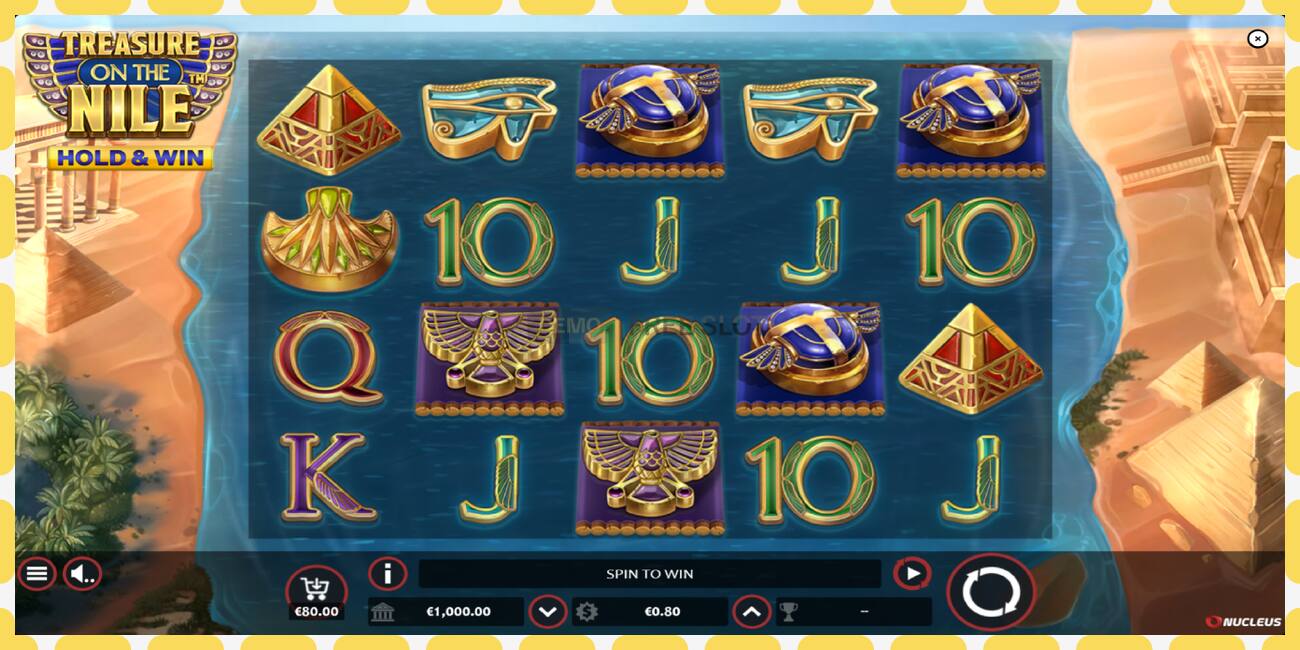 Demo slot Treasure on the Nile gratis og uden registrering, billede - 1