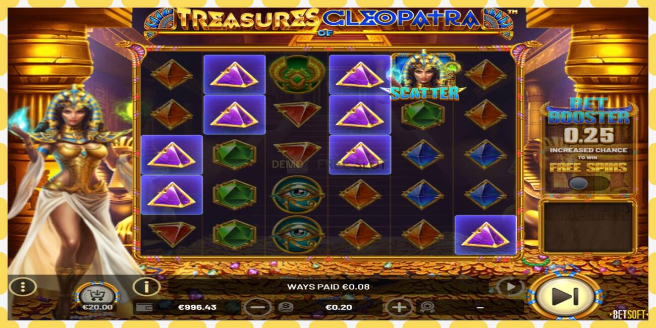 Demo slot Treasures of Cleopatra free and without registration, picture - 1