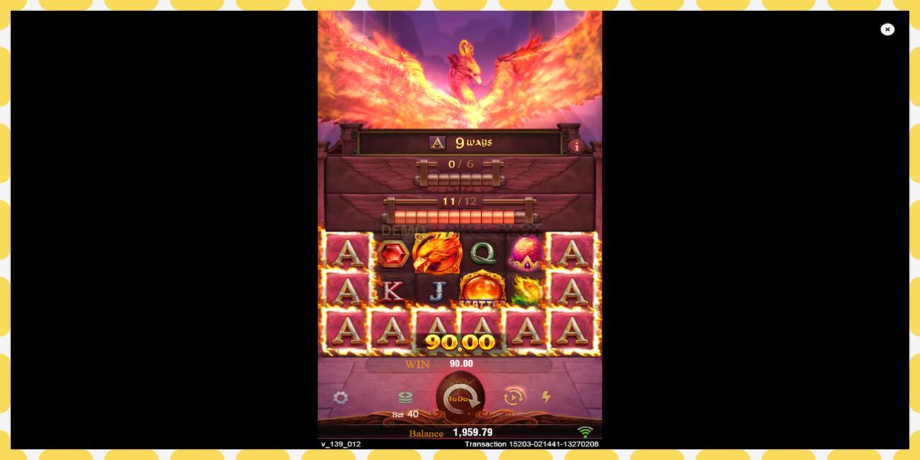 Demo slot Trial of Phoenix free and without registration, picture - 1