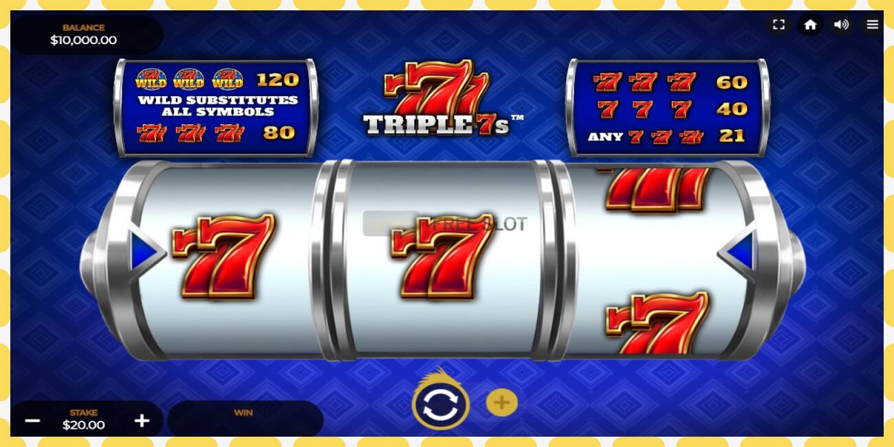 Slot demo Triple 7s gratuit și fără înregistrare, imagine - 1