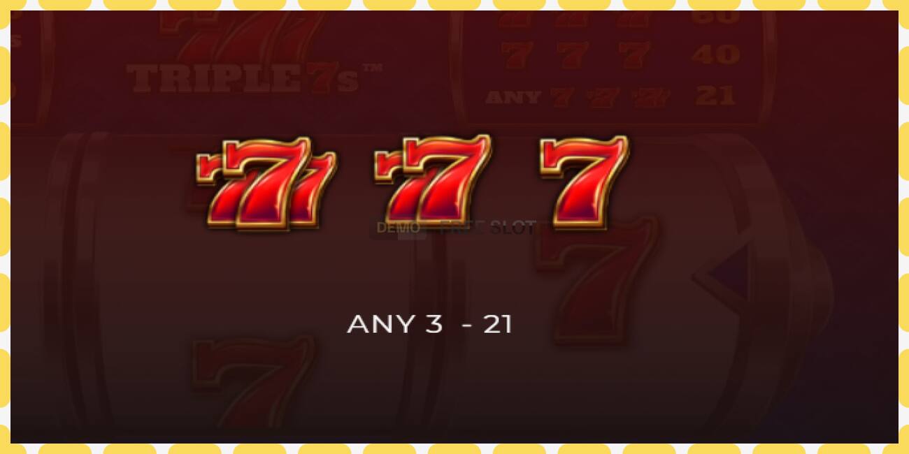 Slot demo Triple 7s gratuit și fără înregistrare, imagine - 1