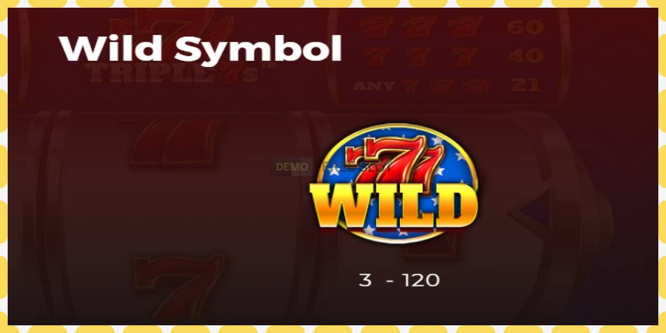 Slot demo Triple 7s gratuit și fără înregistrare, imagine - 1