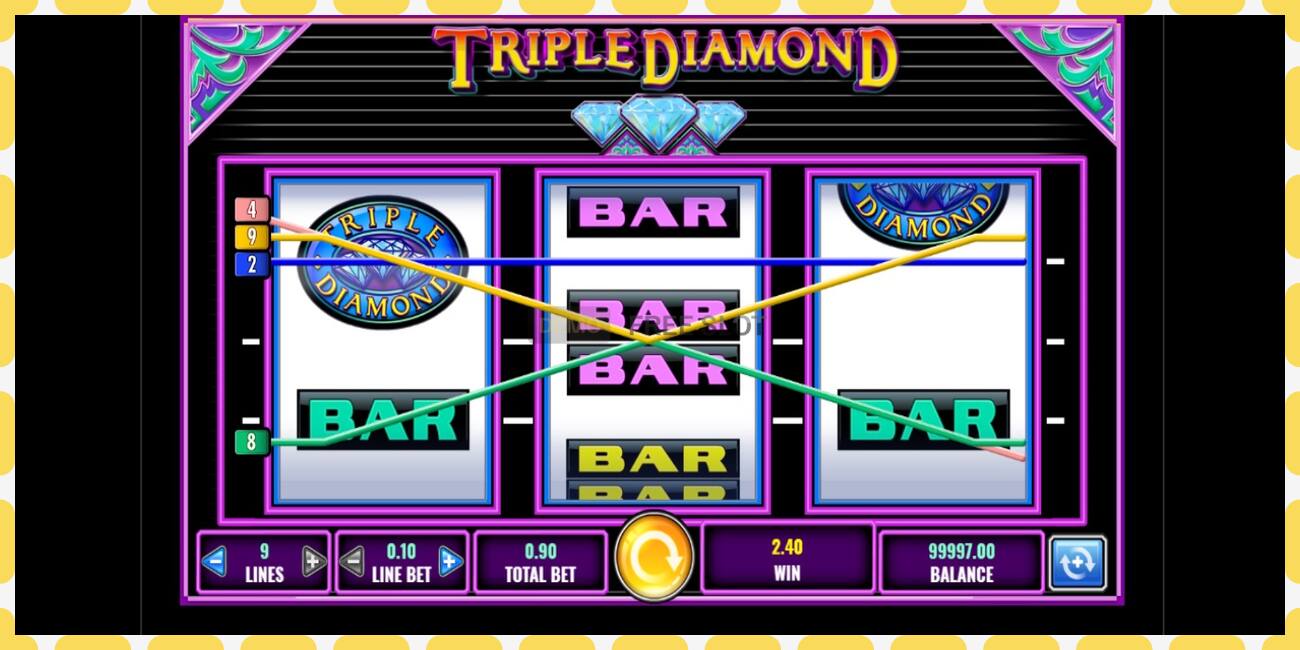 Demo pesa Triple Diamond tasuta ja ilma registreerimiseta, pilt - 1