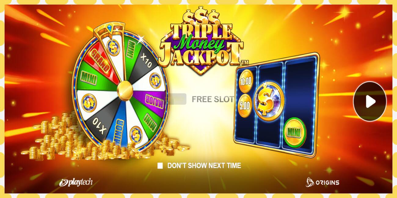 Slot demo Triple Money Jackpot gratuit și fără înregistrare, imagine - 1