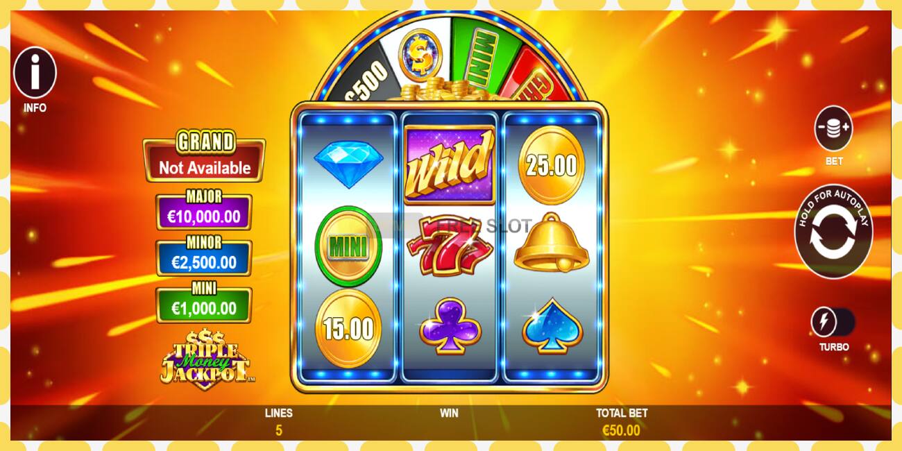 Slot demo Triple Money Jackpot gratuit și fără înregistrare, imagine - 1