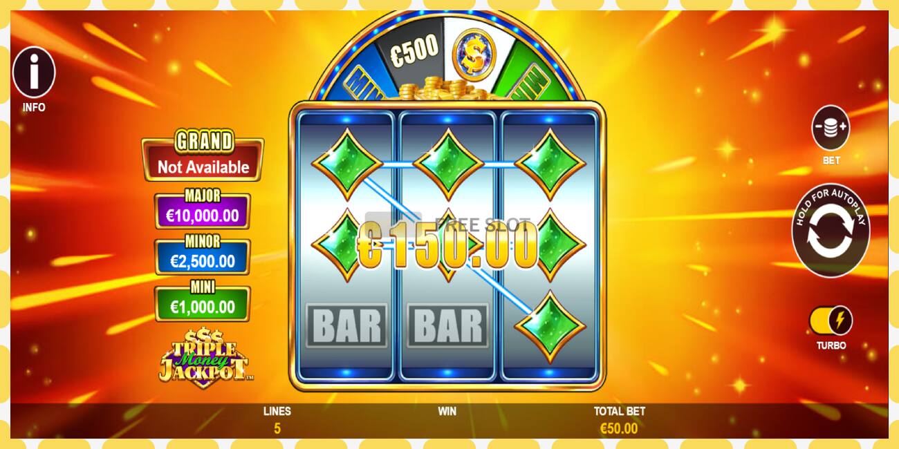 Slot demo Triple Money Jackpot gratuit și fără înregistrare, imagine - 1