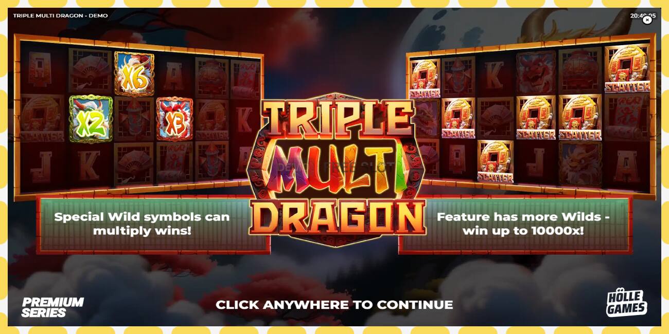 Демо слот Triple Multi Dragon бесплатно и без регистрације, слика - 1