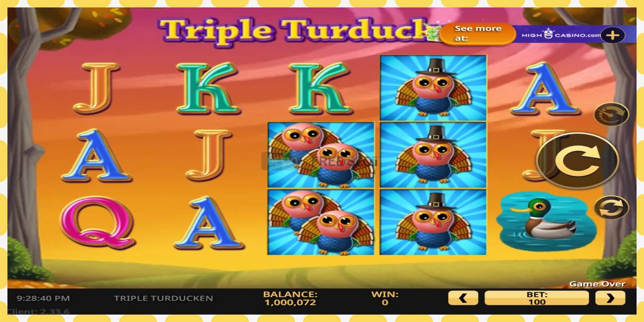 Demo slot Triple Turducken free and without registration, picture - 1