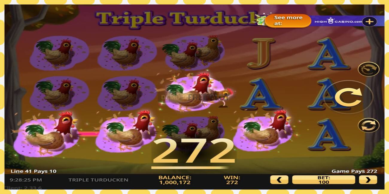 Demo slot Triple Turducken free and without registration, picture - 1