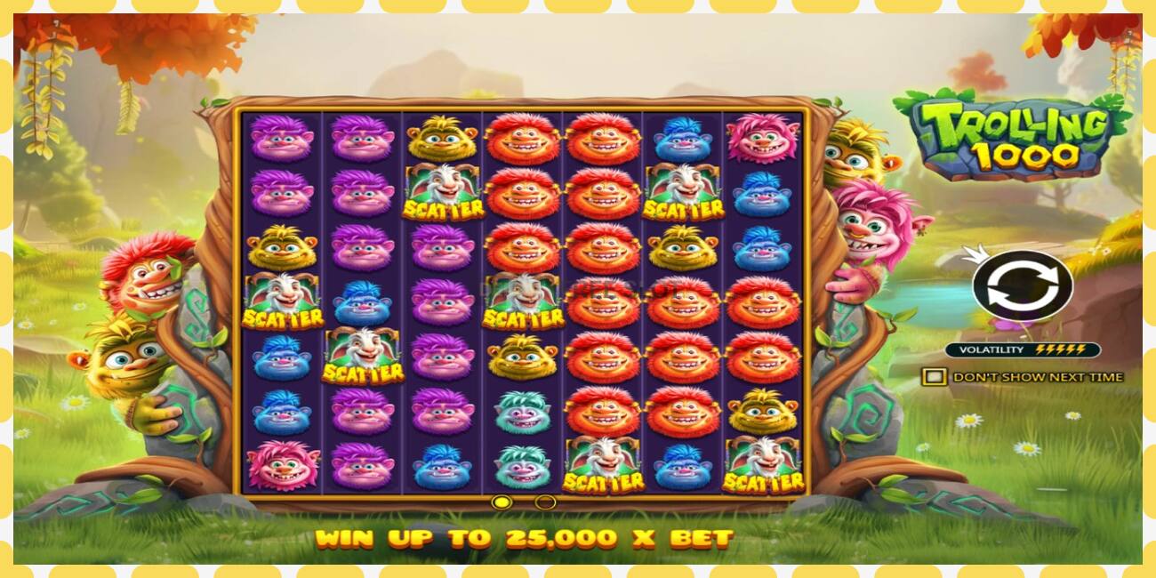 Demo slot Trolling 1000 free and without registration, picture - 1