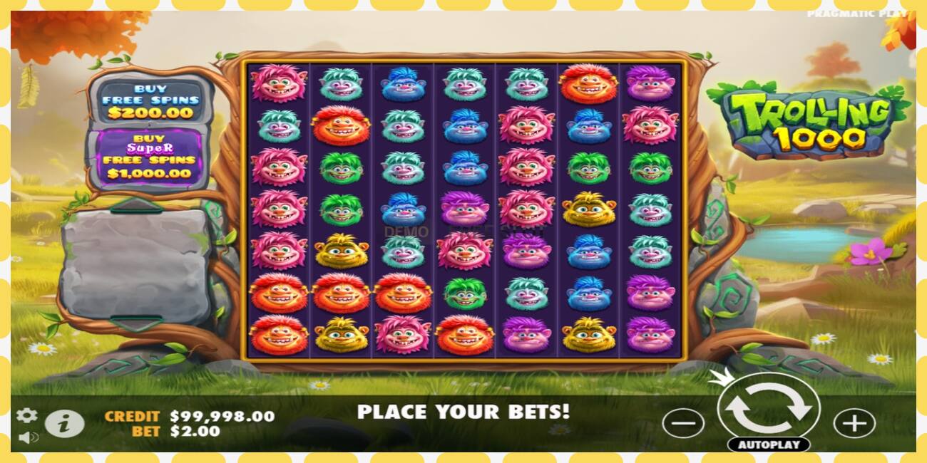 Demo slot Trolling 1000 free and without registration, picture - 1