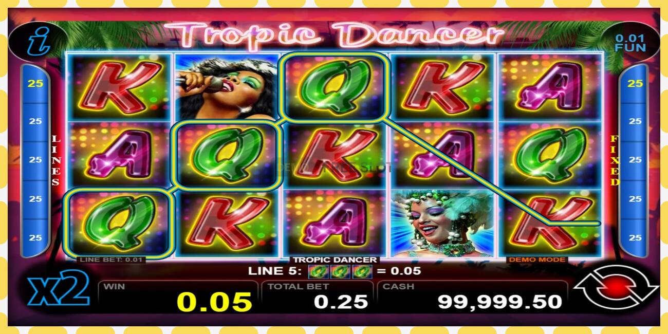 Demo slot Tropic Dancer free and without registration, picture - 1