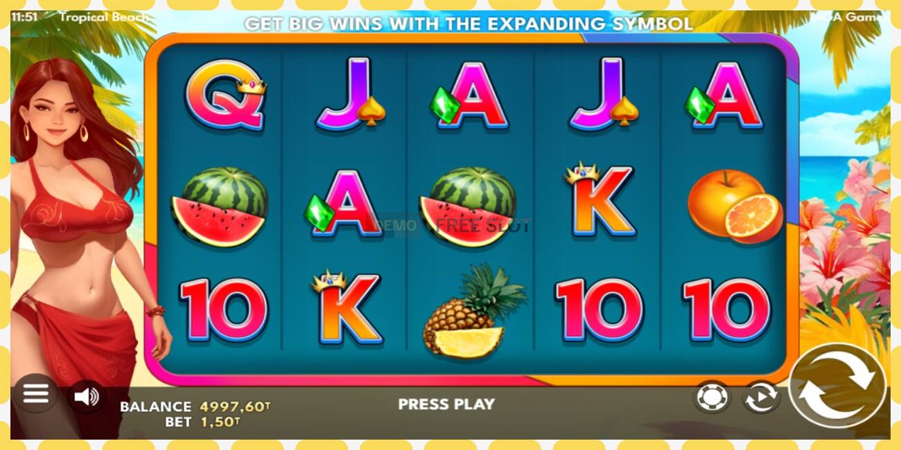 Demo slot Tropical Beach free and without registration, picture - 1