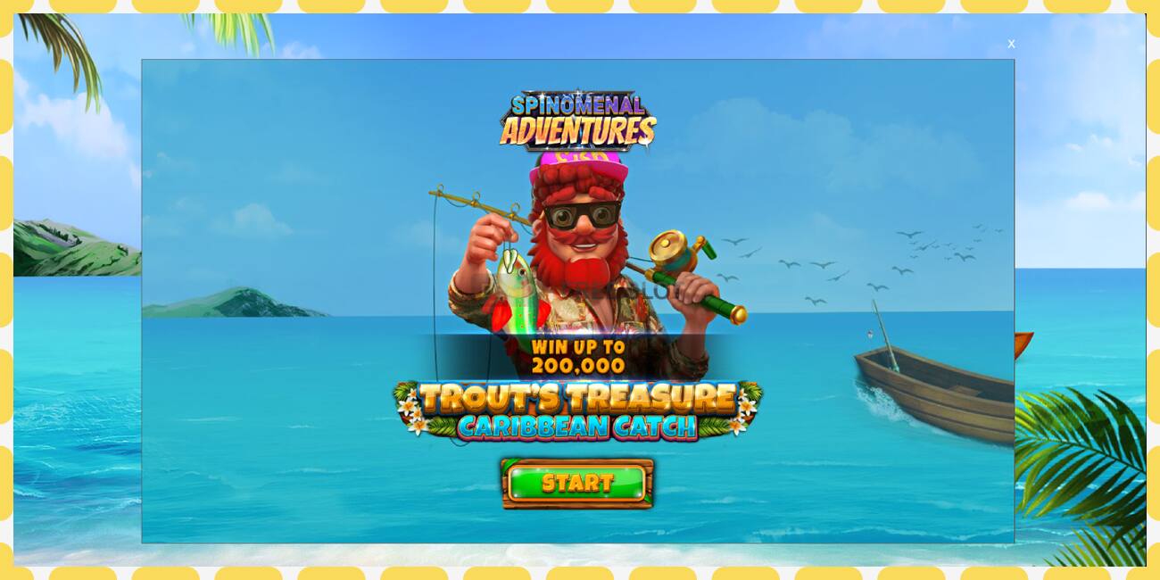 Demo slot Trouts Treasure Caribbean Catch free and without registration, picture - 1