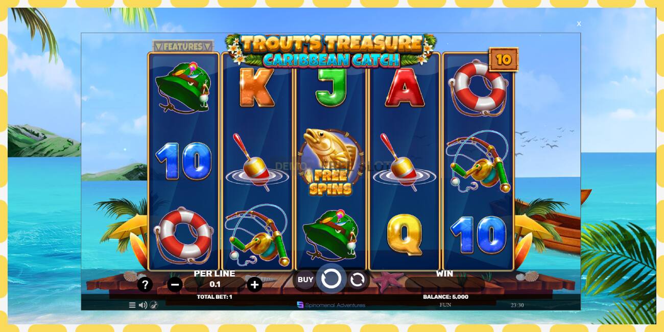 Demo slot Trouts Treasure Caribbean Catch free and without registration, picture - 1