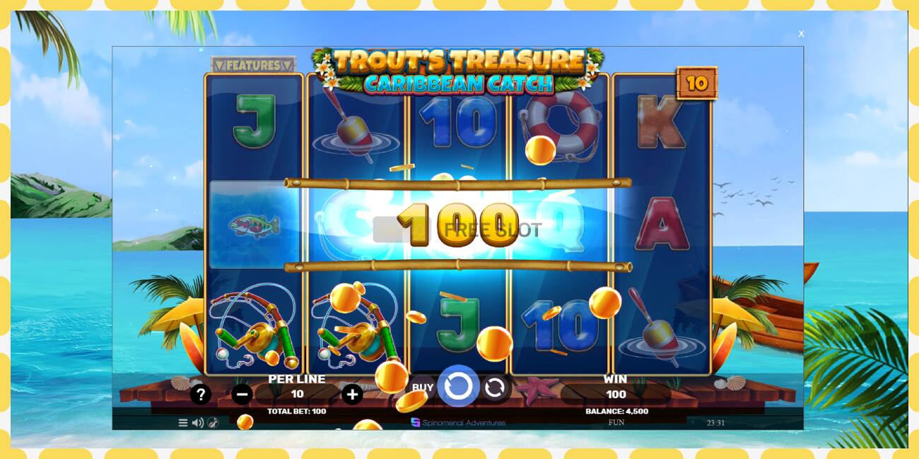 Demo slot Trouts Treasure Caribbean Catch free and without registration, picture - 1