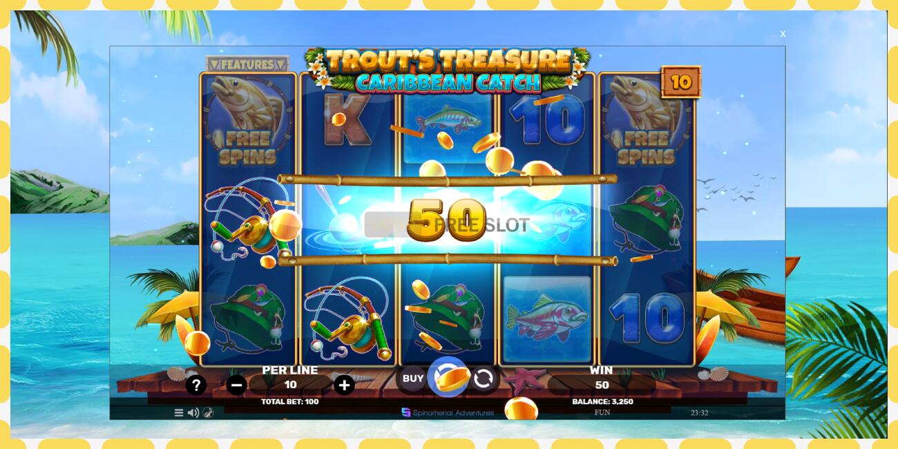 Demo slot Trouts Treasure Caribbean Catch free and without registration, picture - 1