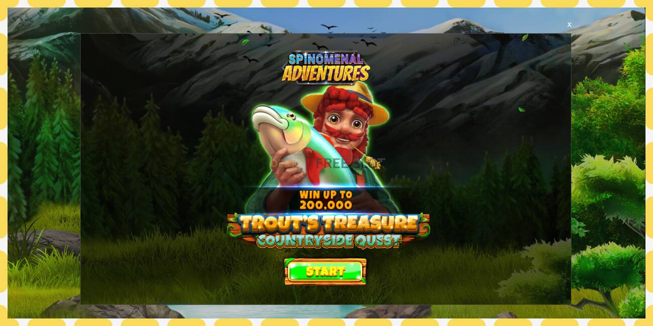 Demo lizdas Trouts Treasure Countryside Quest nemokamai ir be registracijos, paveikslėlį - 1