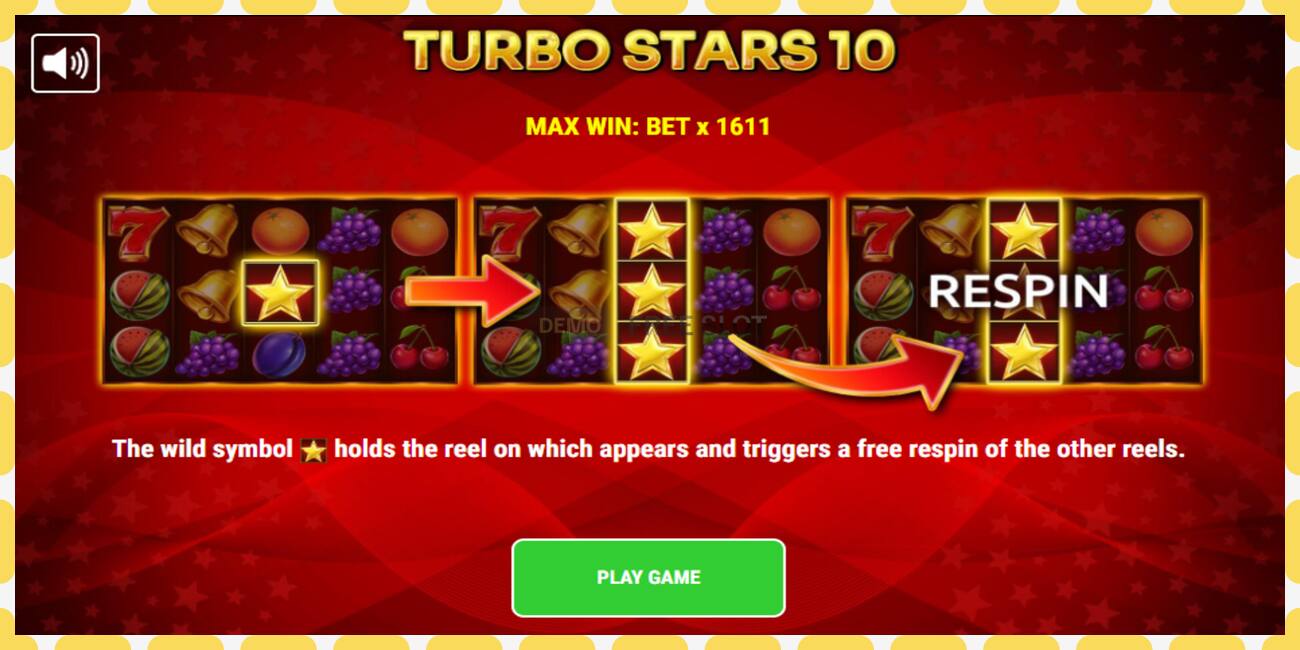 Demo slot Turbo Stars 10 free and without registration, picture - 1