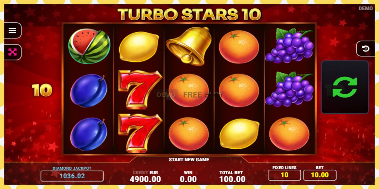 Demo slot Turbo Stars 10 free and without registration, picture - 1